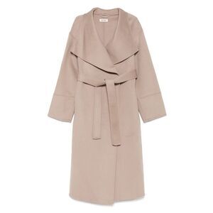 Soft Goat Women Cashmere Belted Coat
